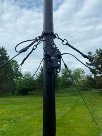 Elevated Multi-Band Antenna and Mast (5 to 7 Radio with HF)