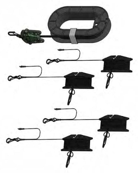 Elevated Multi-Band Antenna and Mast (5 to 7 Radio with HF)