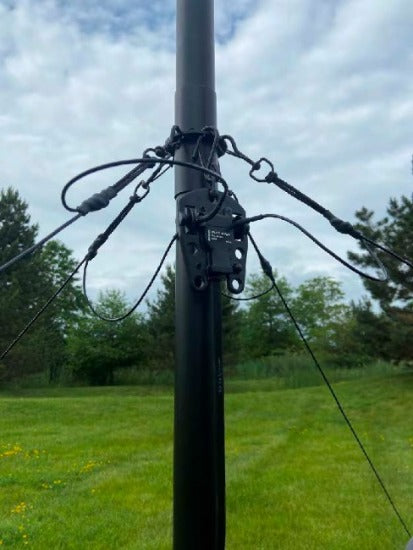 Elevated Multi-Band Antenna and Mast (4 Radio with HF)