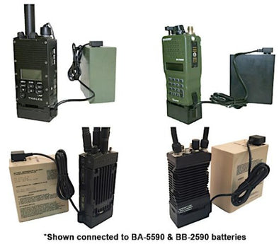 BA-5590 Battery to Handheld Radio Adapter