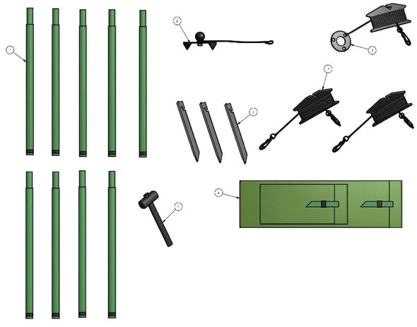 Mini Quick Deploy Mast
