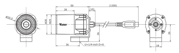 Watec Camera: 03U2D